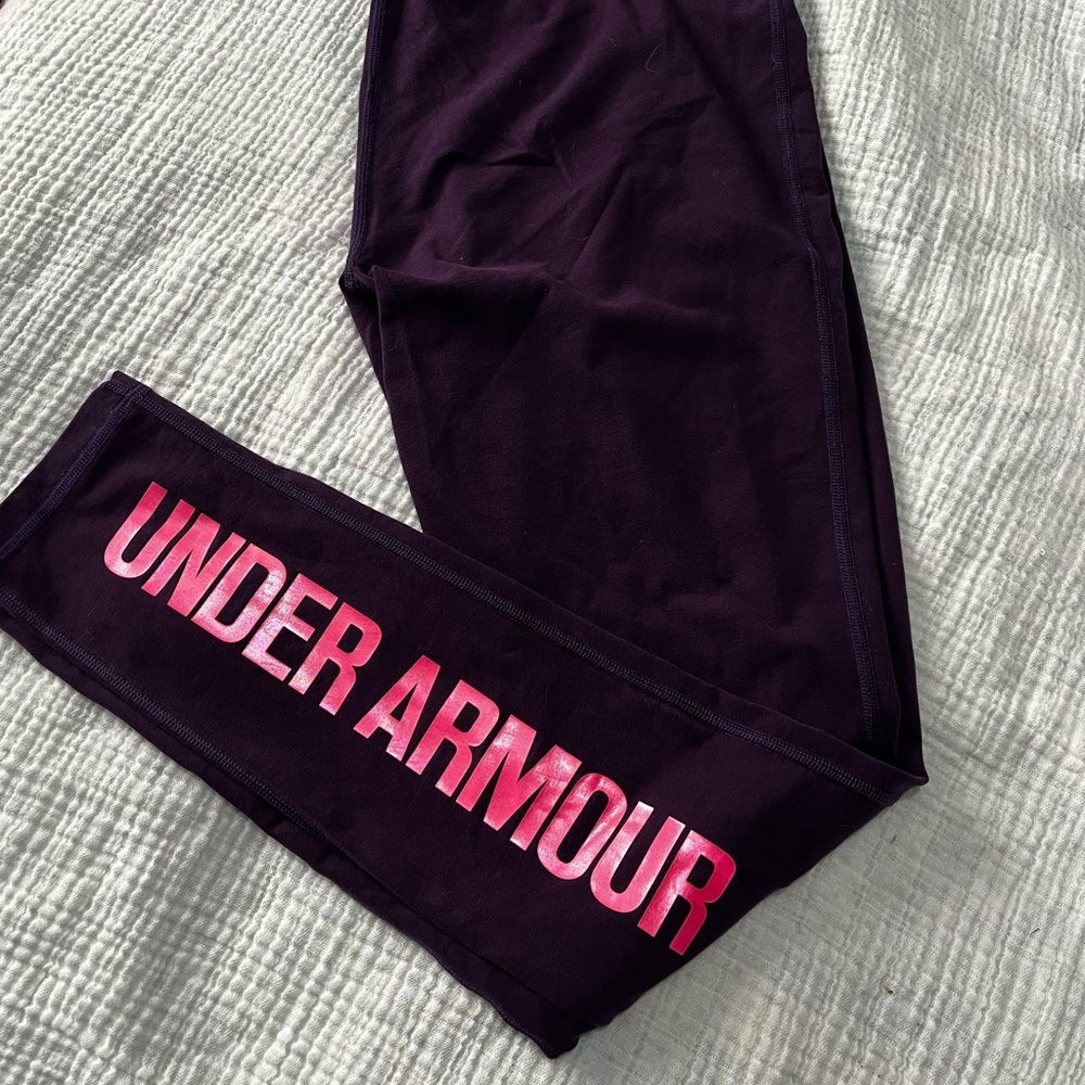 Purple under armour leggings